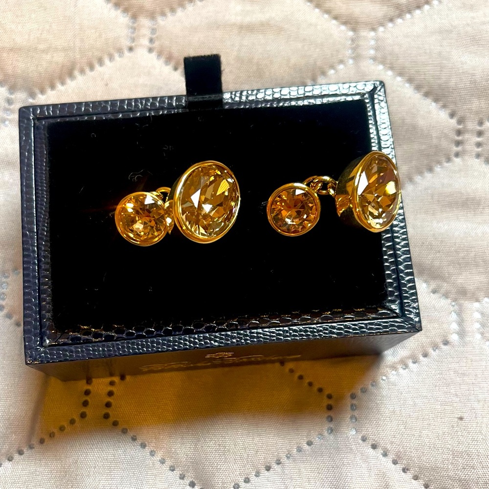 Brooks Brothers Crystal Cuff Links